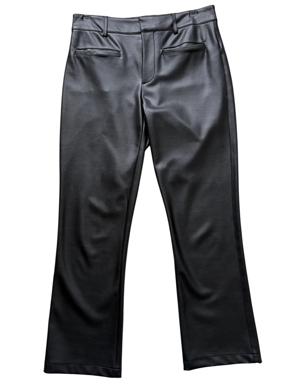 Maeve Black Faux Leather Pants - Size 32